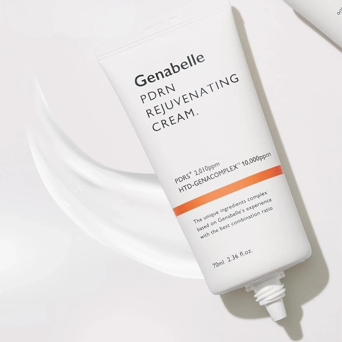 bareskin.lt Genabelle PDRN Rejuvenating Cream Intensyviai drėkinantis ir odos elastingumą puoselėjantis veido kremas su 1000 ppm lašišų PDRN, hialurono rūgštimi ir niacinamidu