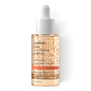 Genabelle PDRN Vita Toning Ampoule from bareskin.lt featuring vitamin capsules in a clear glass dropper bottle