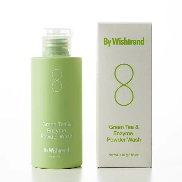 bareskin.lt By Wishtrend Green Tea & Enzyme Powder Wash prausiklis su žaliosios arbatos milteliais ir papajos fermentais