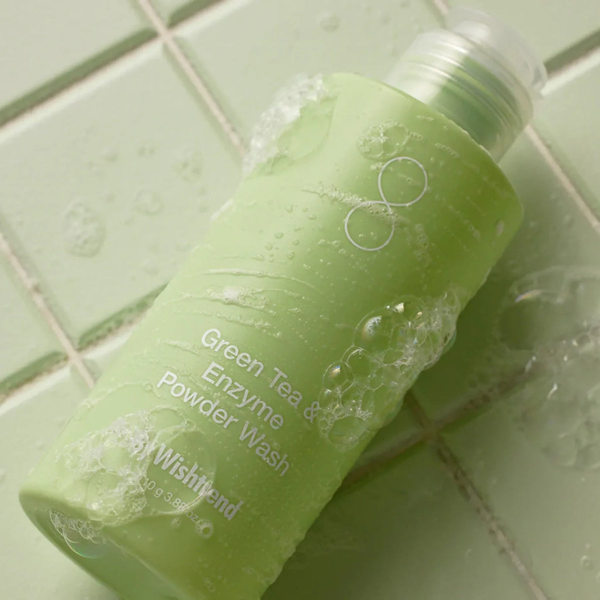 bareskin.lt By Wishtrend Green Tea & Enzyme Powder Wash prausiklis su žaliosios arbatos milteliais ir papajos fermentais