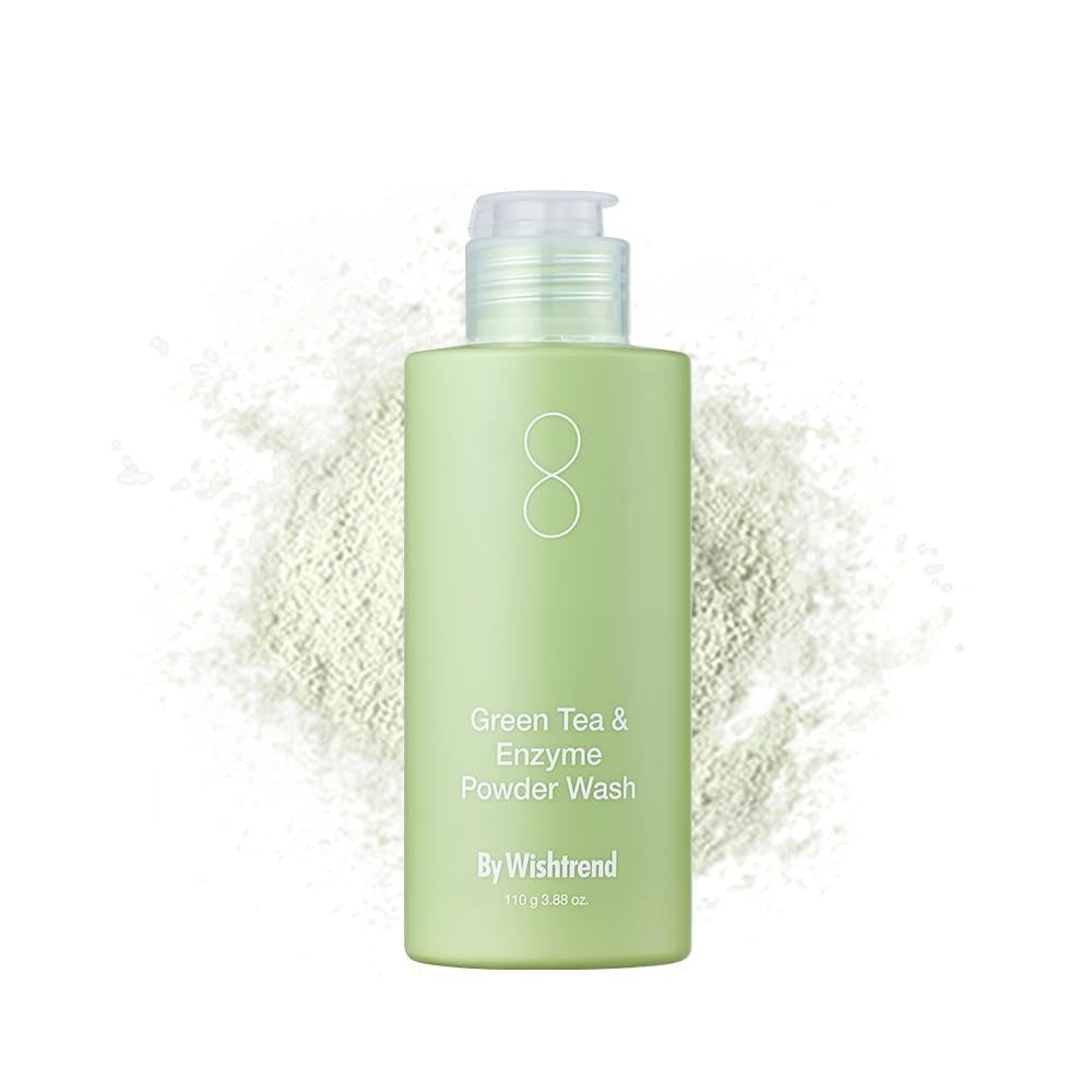bareskin.lt By Wishtrend Green Tea & Enzyme Powder Wash prausiklis su žaliosios arbatos milteliais ir papajos fermentais