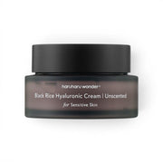 bareskin.lt Haruharu Wonder unscented black rice hyaluronic cream maitinamasis, bekvapis juodųjų ryžių ekstrakto ir hialurono rūgšties kremas