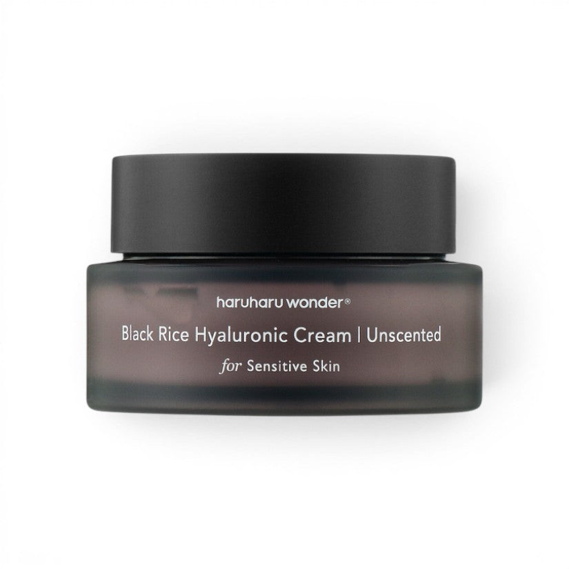 bareskin.lt Haruharu Wonder unscented black rice hyaluronic cream maitinamasis, bekvapis juodųjų ryžių ekstrakto ir hialurono rūgšties kremas