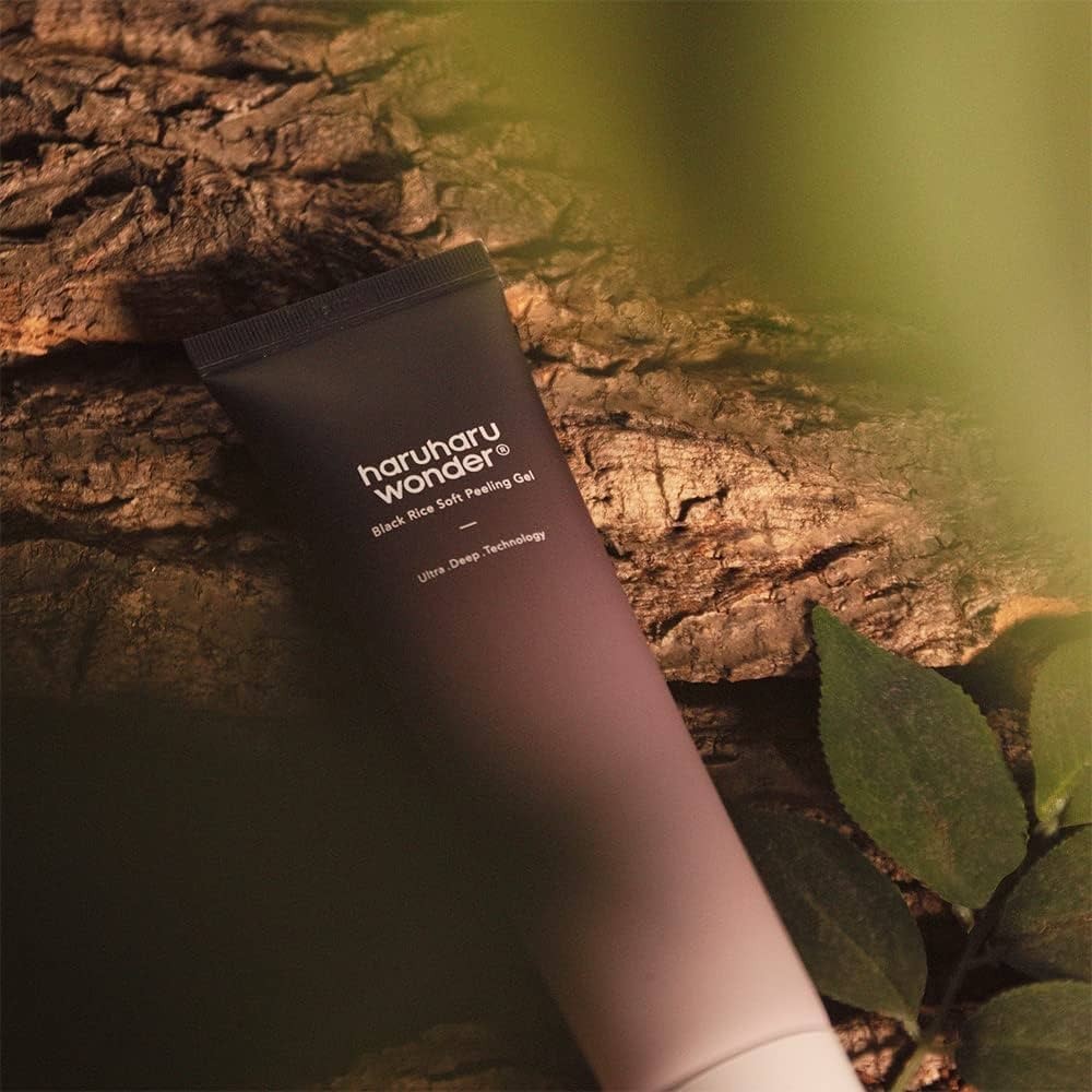 bareskin.lt Haruharu WONDER Black Rice Soft Peeling Gel švelnus ir odos neerzinantis gelinis odos šveitiklis