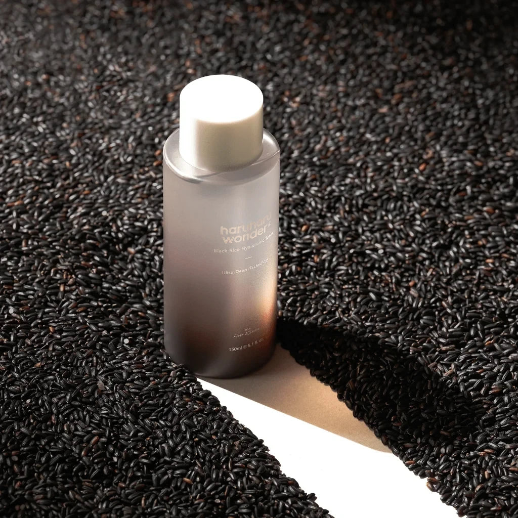 bareskin.lt Haruharu Wonder Black Rice Hyaluronic Toner hialurono rūgšties tonikas su  fermentuotų juodųjų ryžių ekstraktu