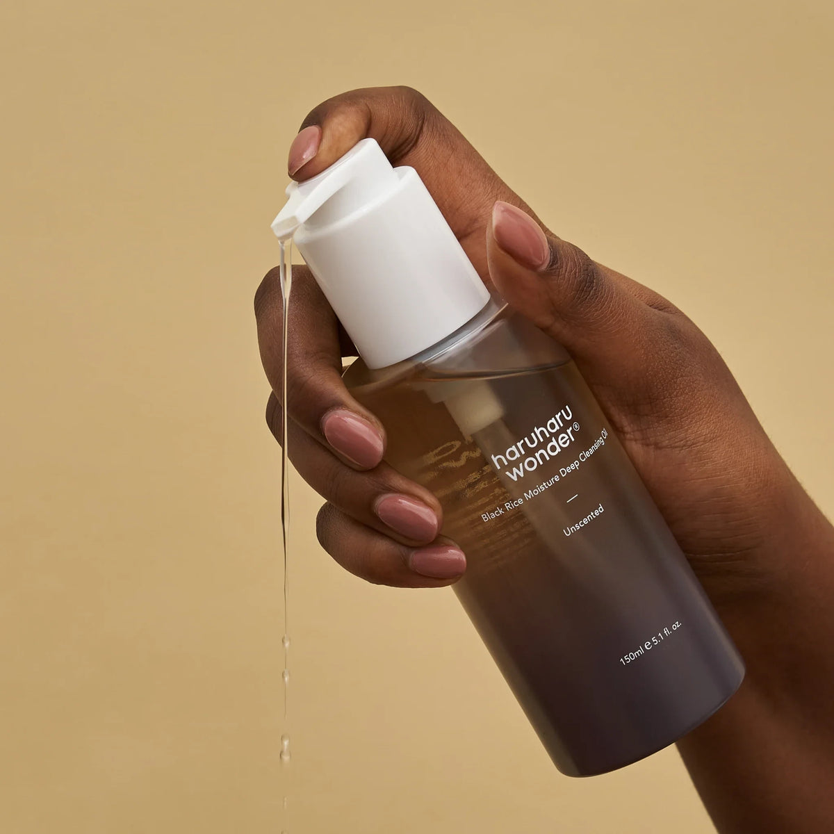 bareskin.lt Haruharu Wonder Black Rice Moisture Deep Cleansing Oil bekvapis, drėkinantis ir švelnus odai prausimosi aliejus
