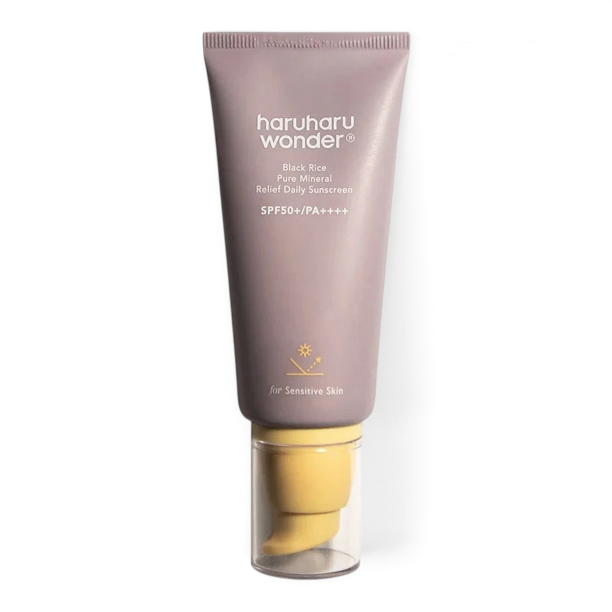 bareskin.lt haruharu wonder Black Rice Pure Mineral Relief Daily Sunscreen SPF50+ PA++++ mineralinis apsauginis kremas nuo saulės su SPF50
