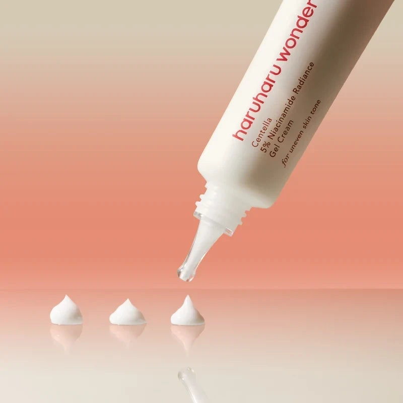 bareskin.lt Haruharu Wonder Centella 5% Niacinamide Radiance Gel Cream drėkinamasis kremas su niacinamidu ir azijine centele