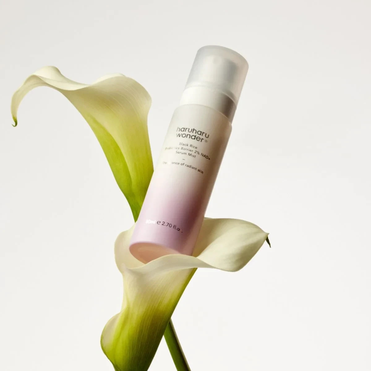 bareskin.lt haruharu wonder Black Rice Probiotics Barrier 2% NAD+ Serum Mist veido dulksna su NAD+, probiotikais ir 5 keramidų kompleksu