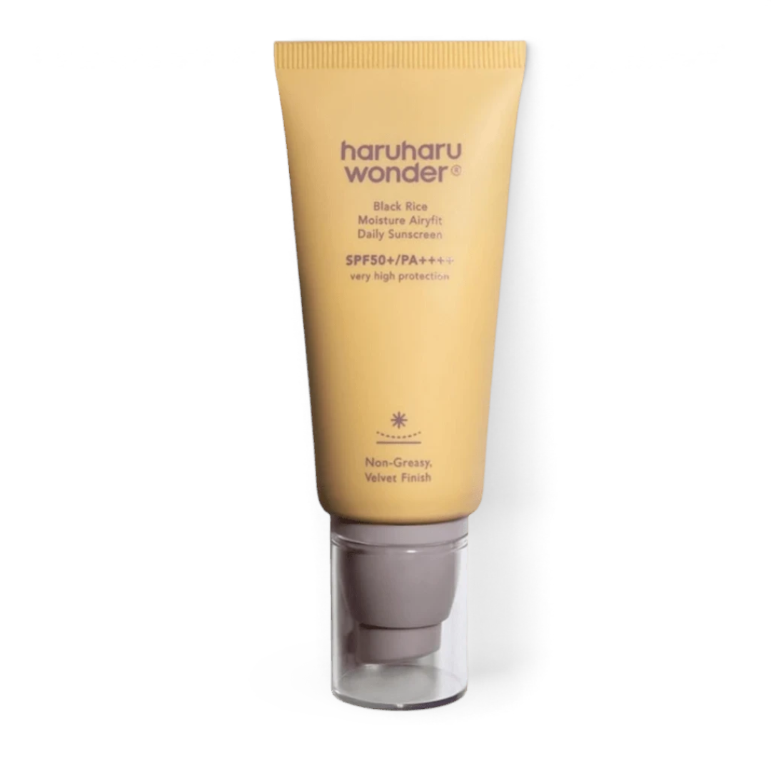 bareskin.lt Haruharu Wonder Black Rice Moisture Airyfit Daily Sunscreen apsauginis kremas nuo saulės