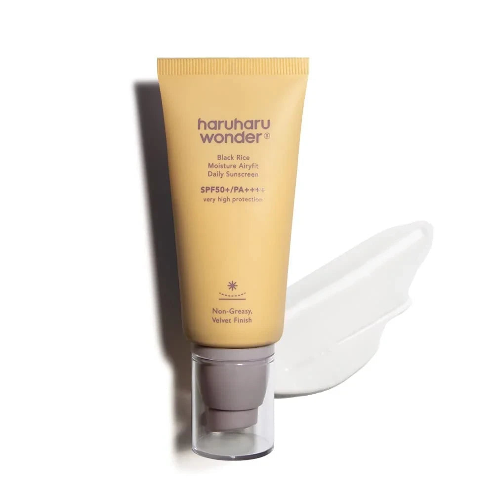 bareskin.lt Haruharu Wonder Black Rice Moisture Airyfit Daily Sunscreen apsauginis kremas nuo saulės