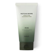 bareskin.lt heimish Matcha Biome Amino Acne Cleansing Foam in a green gradient tube for acne-prone skin