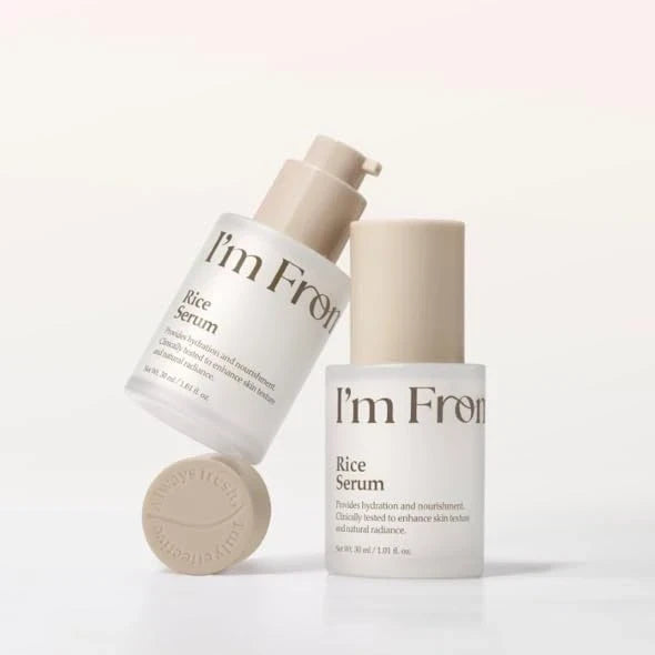 bareskin.lt I'M FROM Rice Serum serumas su ryžių ekstraktu skirtas kasdienei veido odos priežiūrai