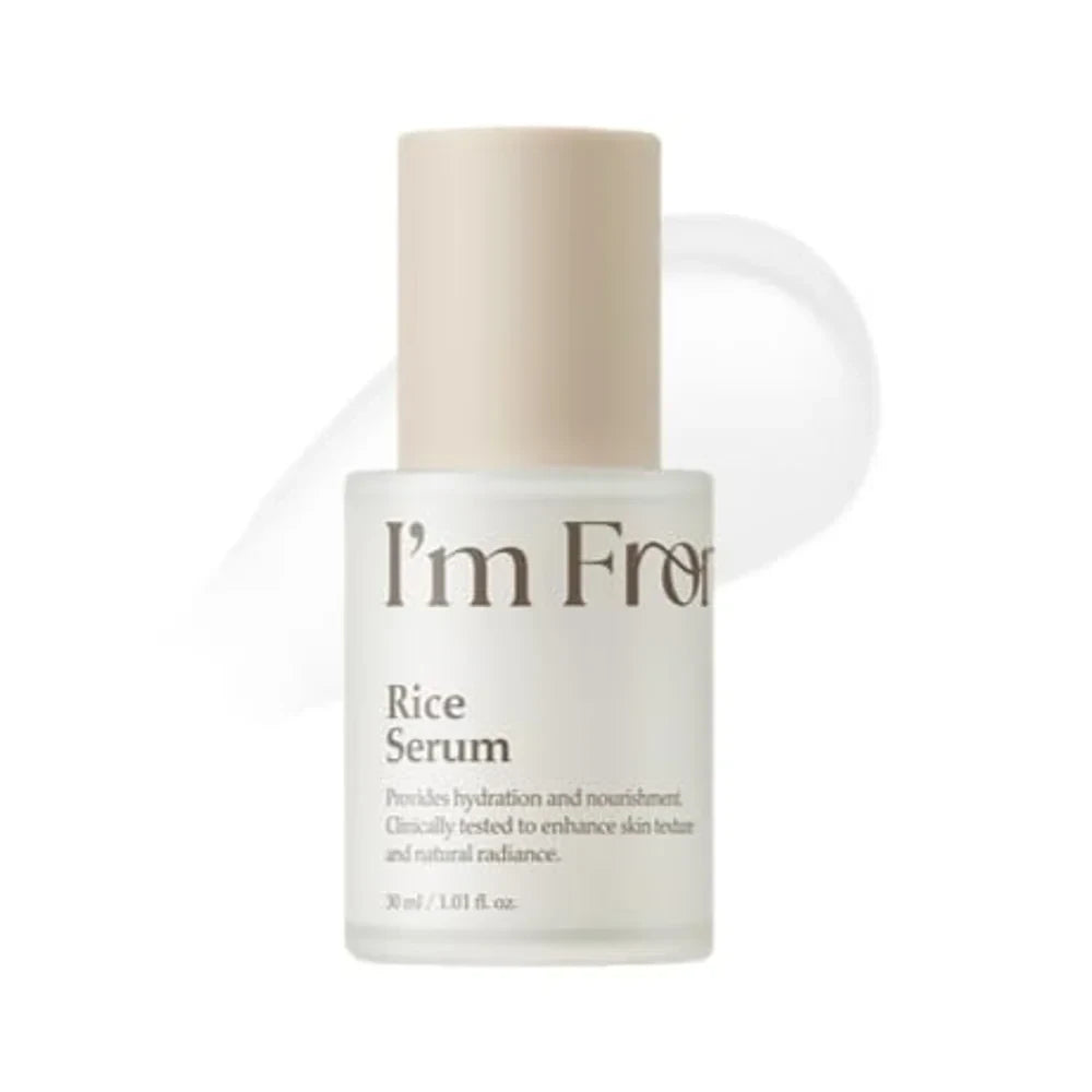 bareskin.lt I'M FROM Rice Serum serumas su ryžių ekstraktu skirtas kasdienei veido odos priežiūrai