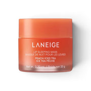 bareskin.lt LANEIGE Lip Sleeping Mask in Peach Iced Tea scent, a nourishing 20g overnight lip treatment jar.