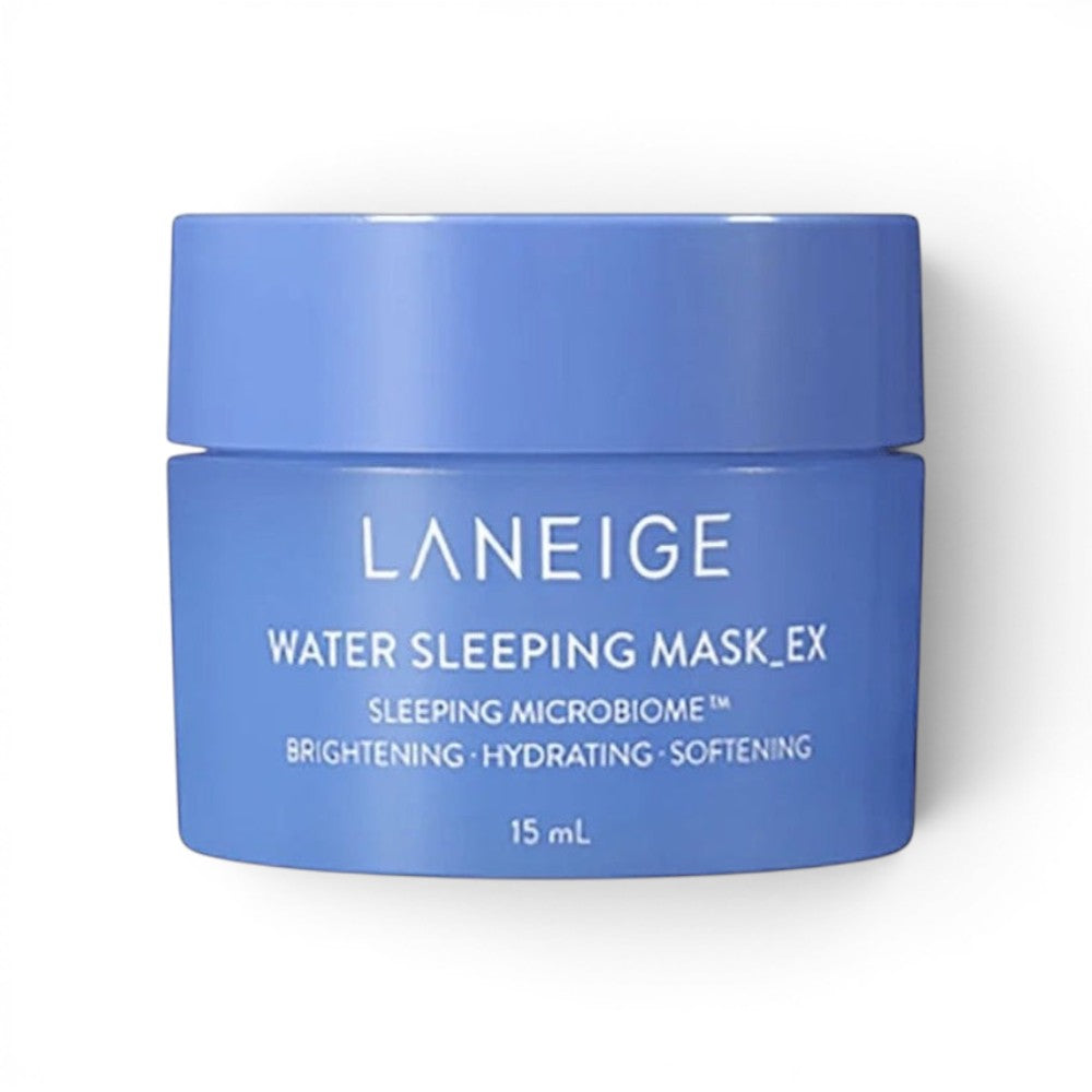 bareskin.lt Laneige Water Sleeping Mask EX in a blue jar for overnight facial hydration and brightening