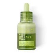 bareskin.lt VT Cosmetics Matcha Cica Layer Serum in a green glass dropper bottle for soothing and moisture care