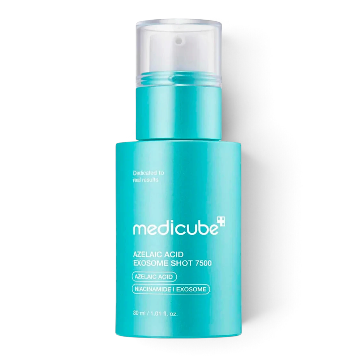 bareskin.lt Medicube Azelaic Acid Exosome Shot 7500 serum intensyvesnio poveikio serumas sukurtas odai, kuri susiduria su bėrimais, po jų liekančiais odos pokyčiais, netolygia tekstūra ir skaistumo stoka