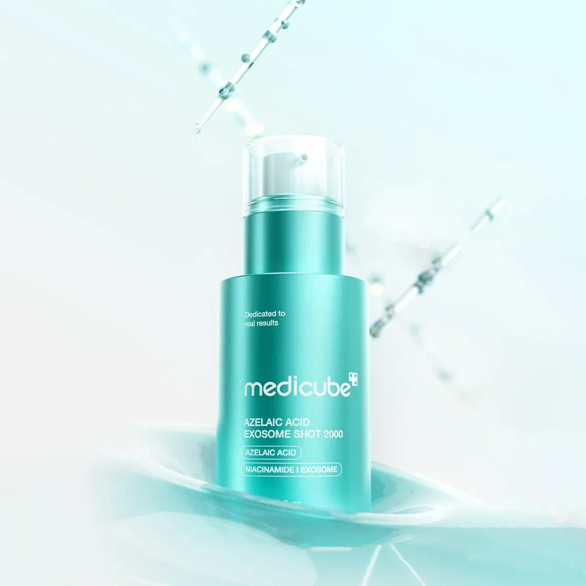 bareskin.lt Medicube Azelaic Acid Exosome Shot 2000 serum serumas sukurtas odai, kuri susiduria su bėrimais, po jų liekančiais odos pokyčiais, paraudimu ar netolygiu odos atspalviu
