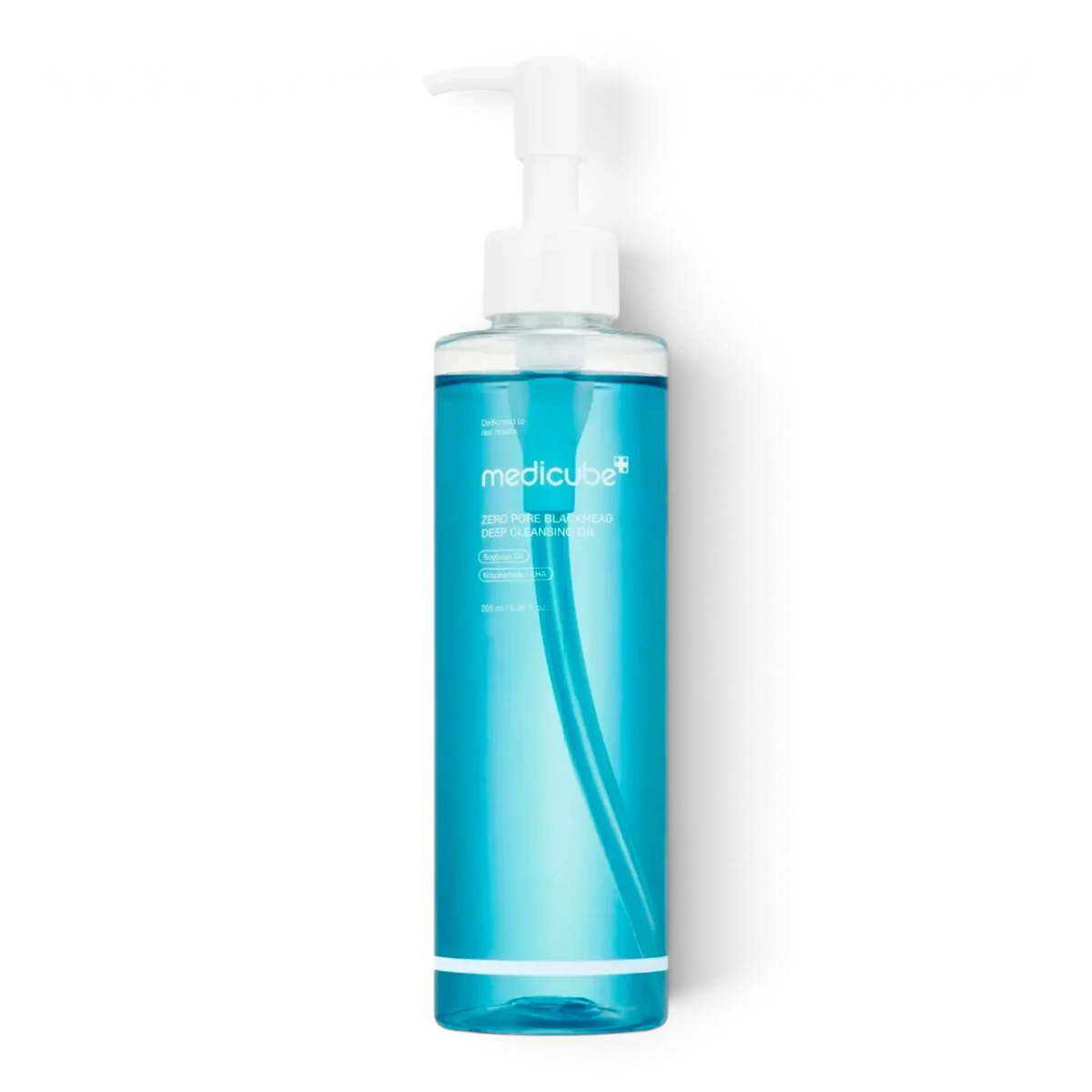 bareskin.lt Medicube Zero Pore Blackhead Deep Cleansing Oil valomasis aliejus tirpdo makiažą, perteklinius riebalus ir nešvarumus, padėdami pašalinti inkštirus
