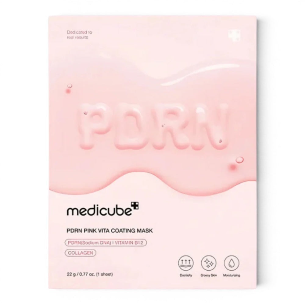bareskin.lt Medicube PDRN Pink Vita Coating Mask sheet mask for brightening and firming skin with collagen
