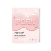 bareskin.lt Medicube PDRN Pink Vita Coating Mask veido kaukė su PDRN, vitaminu B12 ir kolagenu skirta nelygaus tono, papilkėjusios bei stangrumą praradusios odos priežiūrai