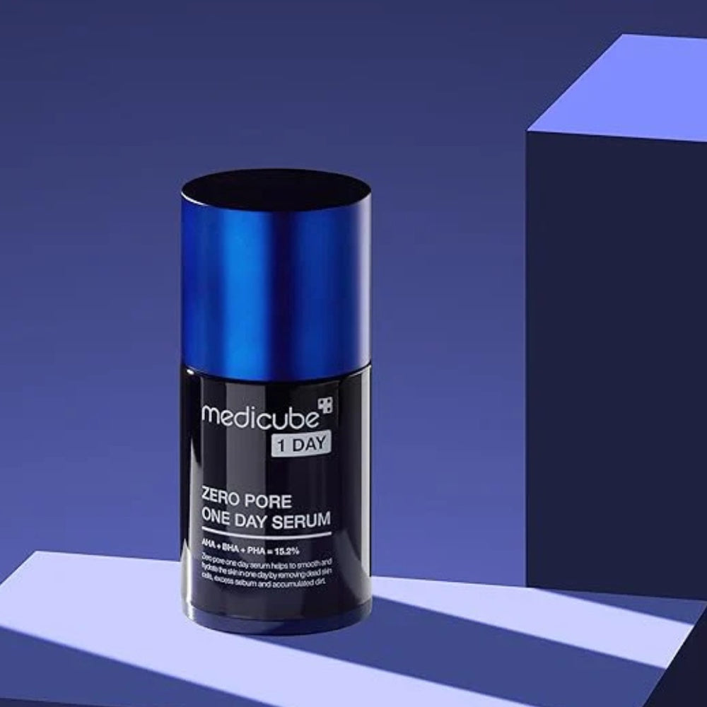bareskin.lt Medicube Zero Pore One Day Serum koncentruotas serumas padeda sutraukti išsiplėtusias poras ir pagerinti jų būklę