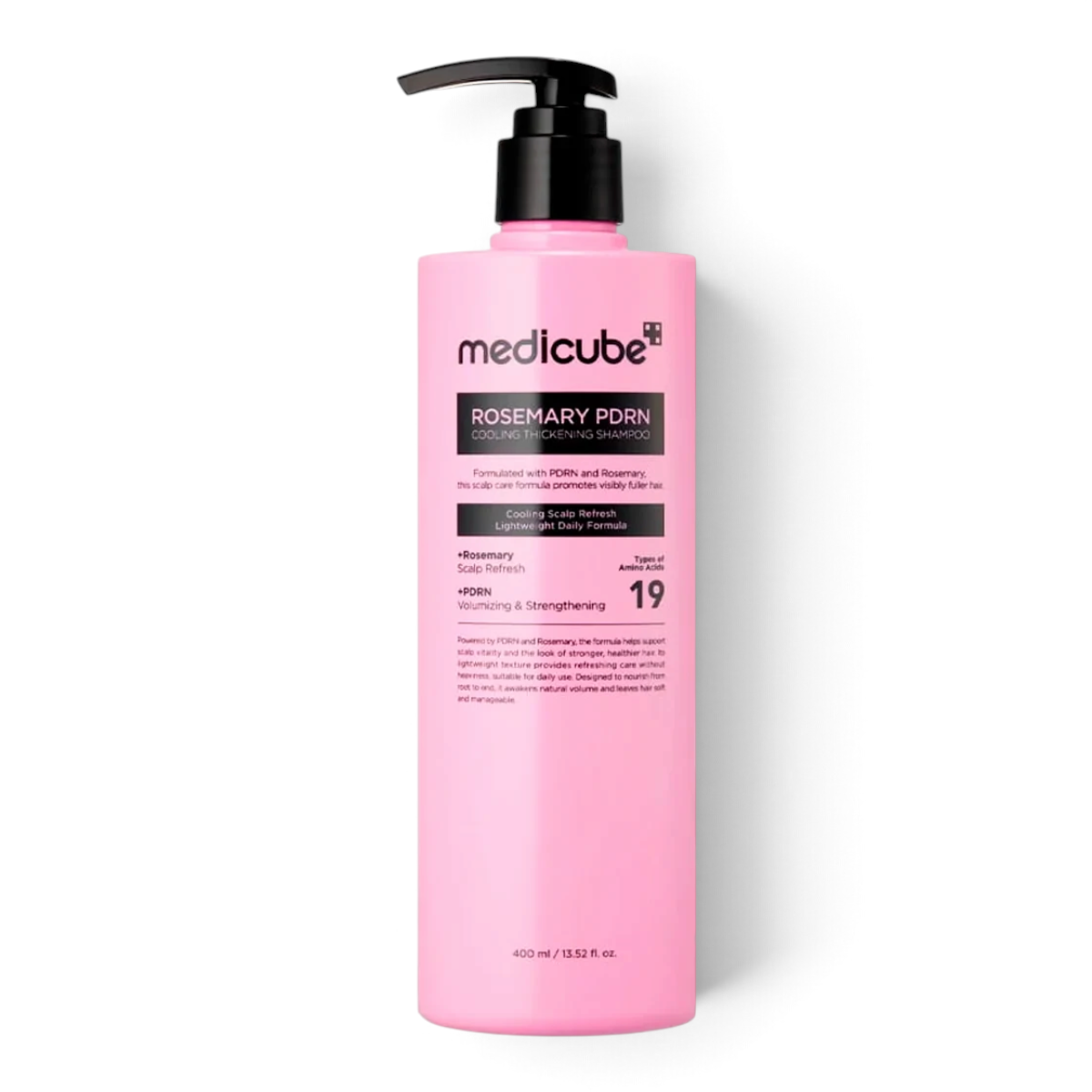 bareskin.lt Medicube Rosemary PDRN Cooling Thickening Shampoo  švelniai valantis šampūnas, skirtas plaukų ir galvos odos priežiūrai