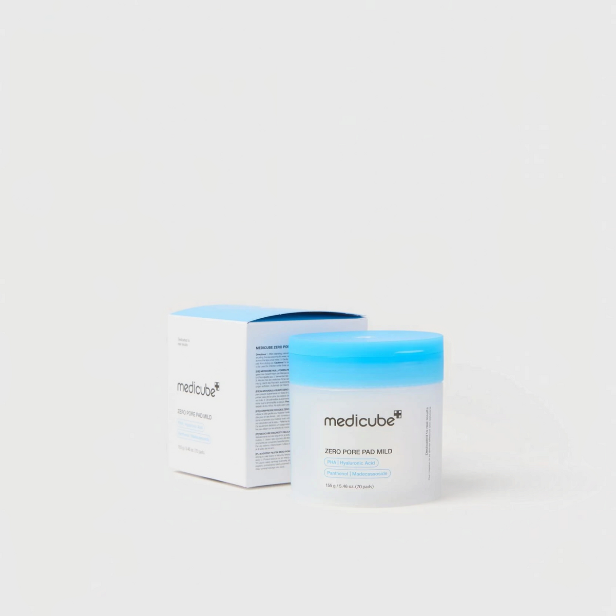 bareskin.lt Medicube Zero Pore Pad Mild toner pads švelnūs padeliai kasdieninei veido odos priežiūrai