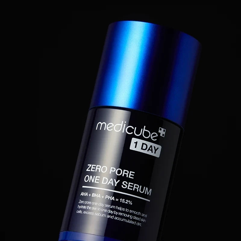 bareskin.lt Medicube Zero Pore One Day Serum koncentruotas serumas padeda sutraukti išsiplėtusias poras ir pagerinti jų būklę