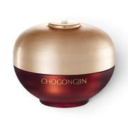 bareskin.lt MISSHA Chogongjin Sosaeng Jin Cream in a luxurious deep red and gold jar with a textured lid.