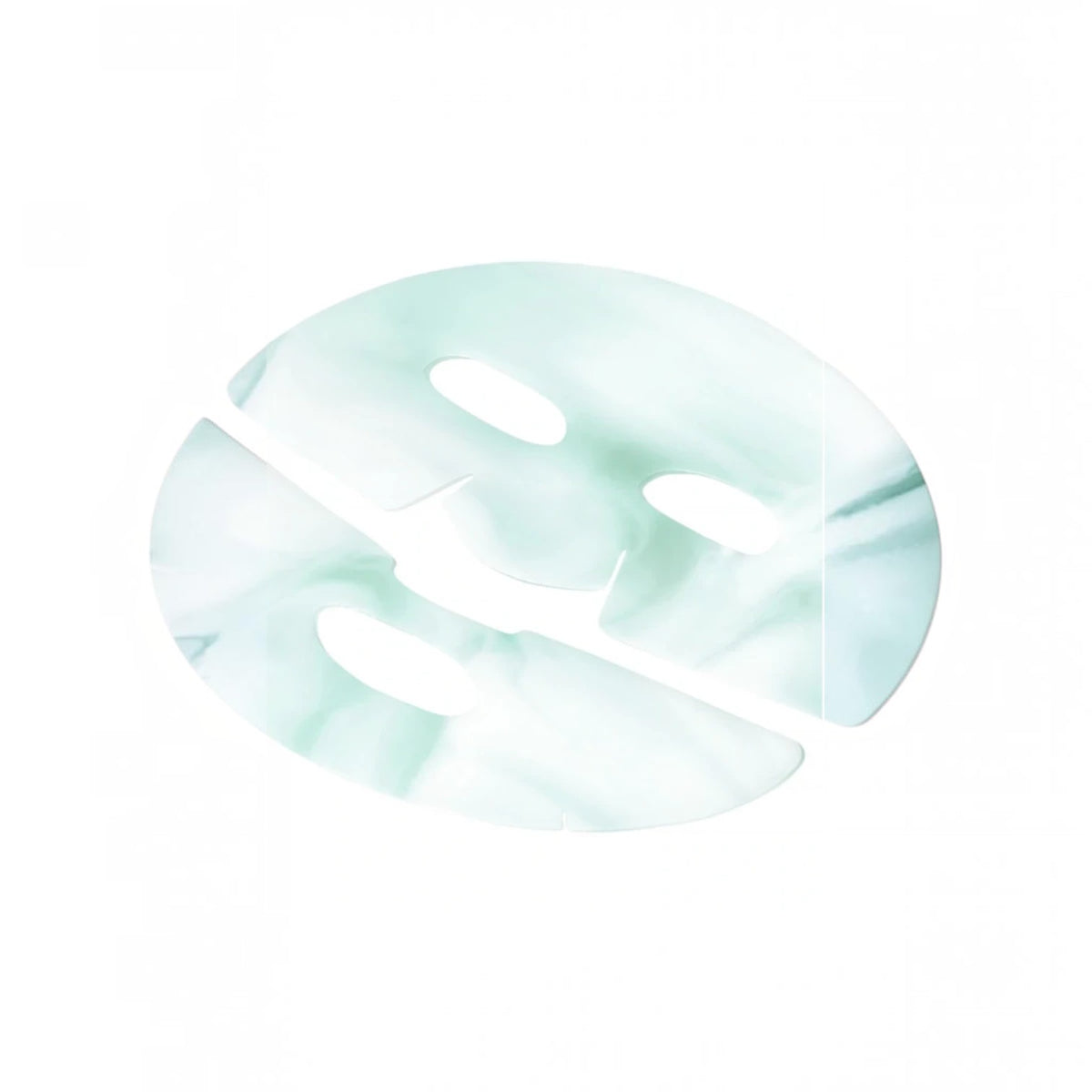 bareskin.lt VT Cosmetics PDRN hydrogel face mask sheet with a marbled light green and white texture