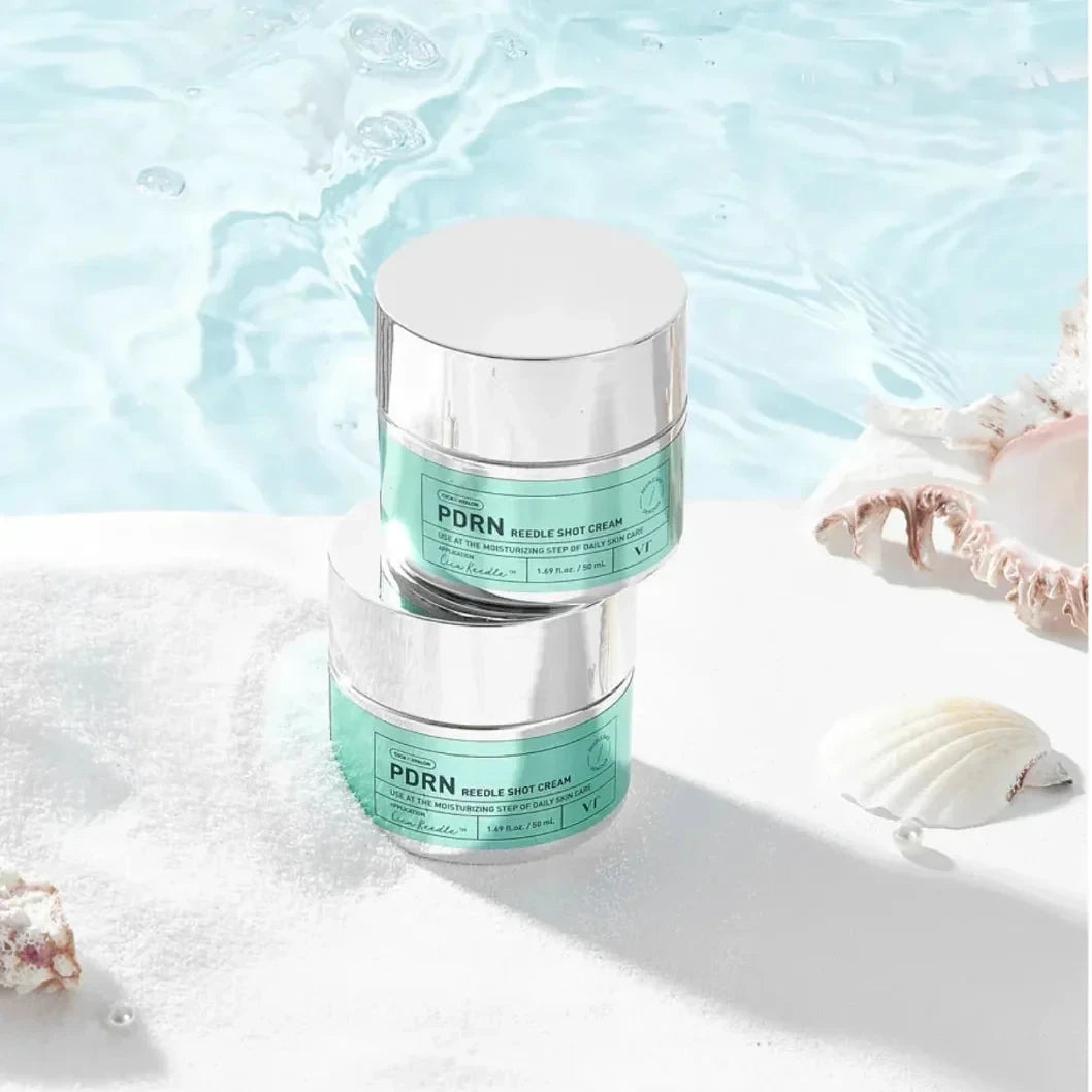 bareskin.lt VT Cosmetics PDRN Reedle Shot Cream veido kremas, suteikiantis odai glotnumo ir skaistumo pojūtį