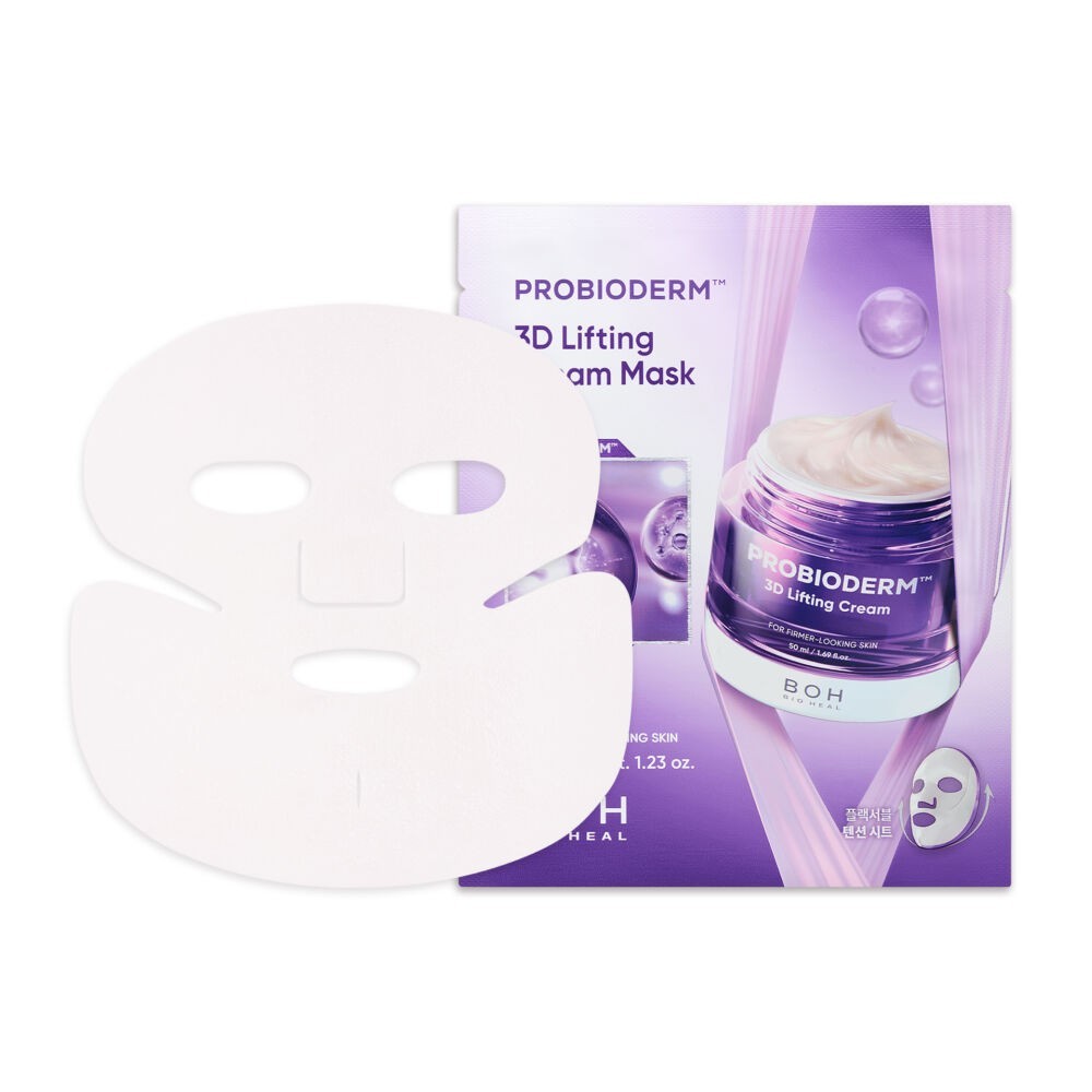 bareskin.lt BIOHEAL BOH Probioderm 3D Lifting Cream Mask stangrinamoji veido kaukė, sukurta odos elastingumui ir tvirtumui palaikyti