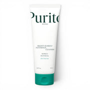 bareskin.lt PURITO SEOUL Mighty Bamboo Panthenol Cleanser in a white tube with a green cap for daily facial cleansing.
