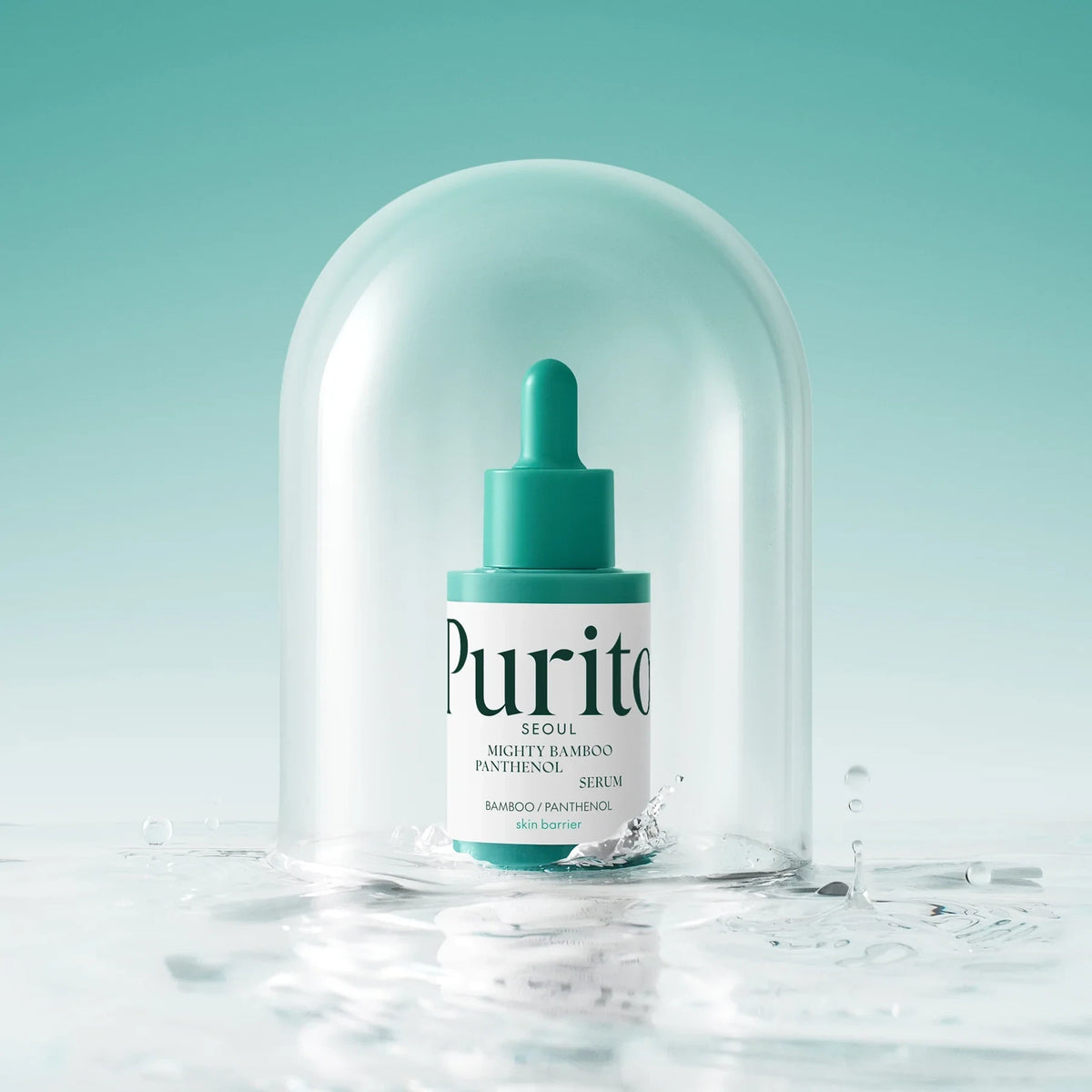 bareskin.lt Purito Seoul Mighty Bamboo Panthenol Serum veido serumas su pantenoliu, sukurtas jautrios ir drėgmę praradusios odos kasdienei priežiūrai
