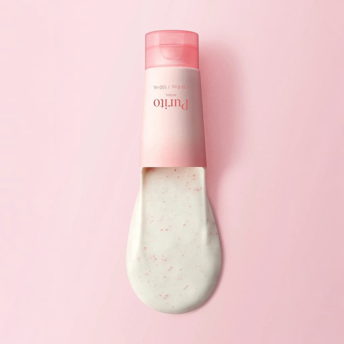bareskin.lt Purito Multi Pdrn Collagen Real Glow Mask tube with a creamy white exfoliating face mask texture