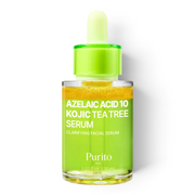 bareskin.lt PURITO SEOUL Azelaic Acid 10 Kojic Tea Tree Serum serumas sukurtas intensyvesnei odos priežiūrai, kai oda linkusi į bėrimus, netolygų atspalvį ar diskomfortą