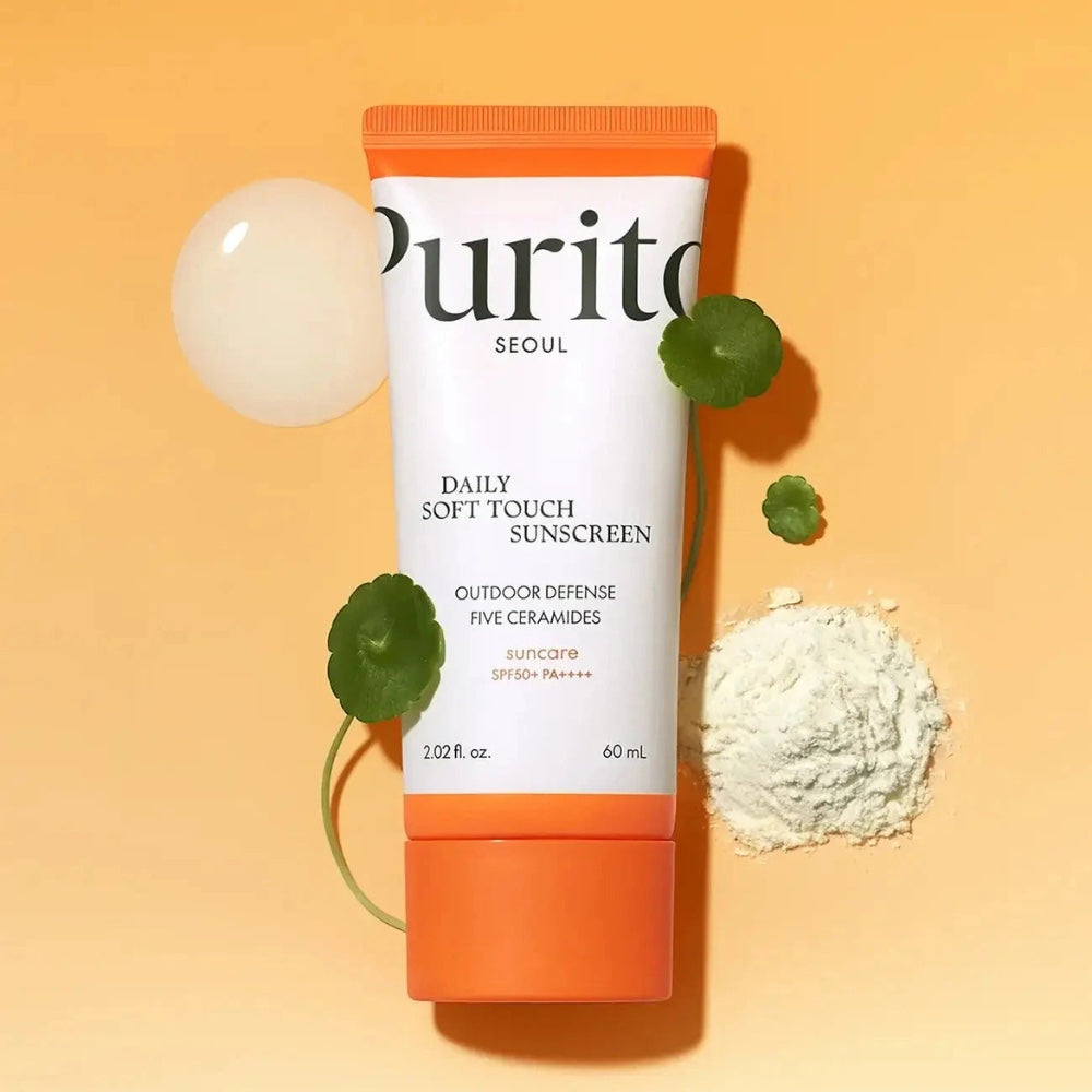 bareskin.lt Purito Seoul Daily Soft Touch Sunscreen SPF50+ PA++++ kasdienis plataus spektro apsauginis kremas nuo saulės su aukšta apsauga