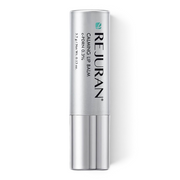 REJURAN Calming Lip Balm by bareskin.lt in a sleek silver tube with c-PDRN 0.3% formula for lip care.