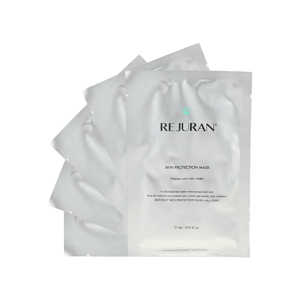 bareskin.lt REJURAN Skin Protection Mask sheet mask in silver packaging for stressed and tired skin