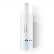ROUND LAB 1025 Dokdo Bubble Foam facial cleanser in a white pump bottle sold by bareskin.lt