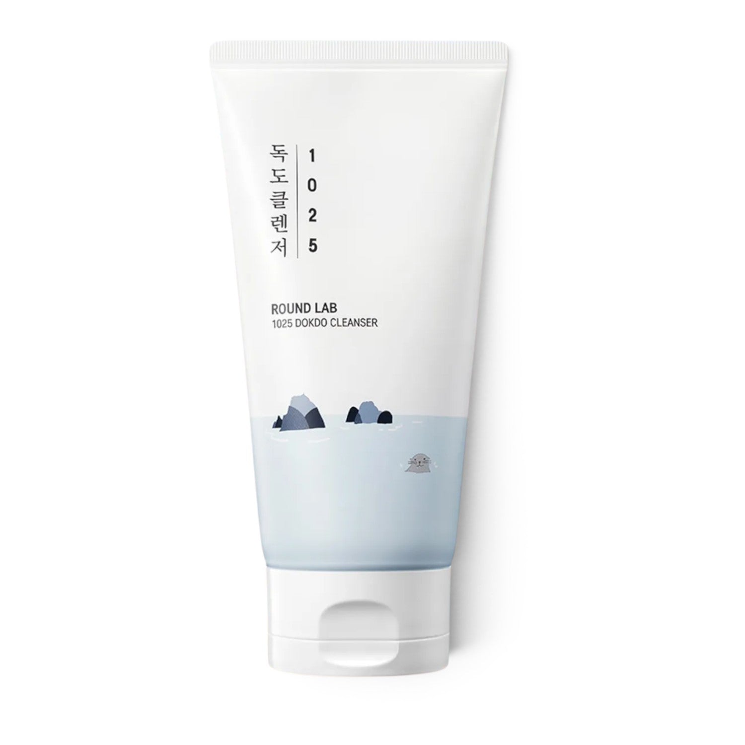 Round Lab 1025 Dokdo Cleanser from bareskin.lt, a gentle pH-balanced facial wash for sensitive skin.