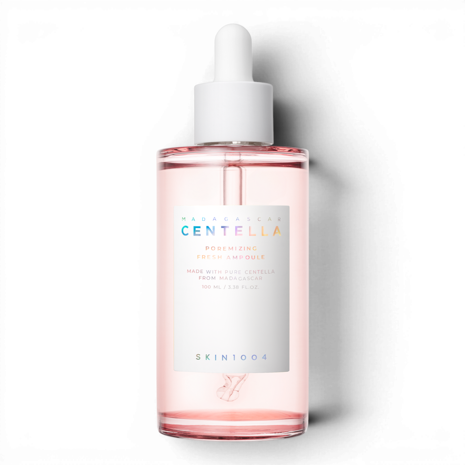 SKIN1004 Madagascar Centella Poremizing Ampoule in a pink glass bottle, available at bareskin.lt