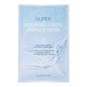 S.NATURE Super Aquagel Oasis Ampule Mask from bareskin.lt, a hydrating facial sheet mask with hyaluronic acid