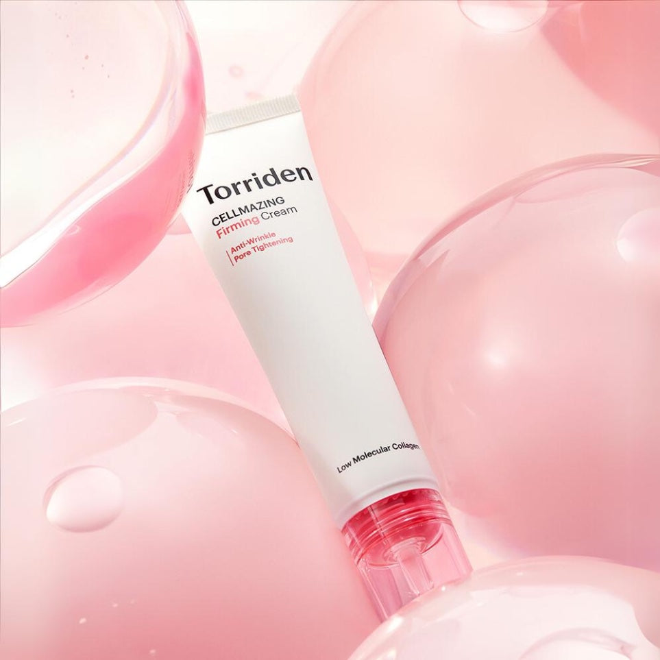 bareskin.lt Torriden Cellmazing Firming Cream veido kremas skirtas gerinti odos elastingumą, lyginti raukšleles bei mažinti porų matomumą, nekemša porų, saugus naudoti turint jautrią odą ar aknės bėrimus