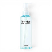bareskin.lt Torriden DIVE IN Cleansing Oil in a clear blue bottle with a pump dispenser for hydrating makeup removal