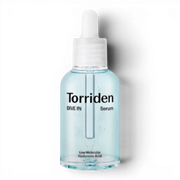 bareskin.lt Torriden DIVE-IN hydrating serum with low molecular hyaluronic acid in a light blue glass dropper bottle