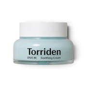 bareskin.lt Torriden DIVE-IN Low-Molecular Hyaluronic Acid Soothing Cream drėkinamasis kremas su penkių tipų mažos molekulinės masės hialurono kompleksu sukurtas palaikyti ilgalaikį odos drėgmės balansą ir raminti jautrumą