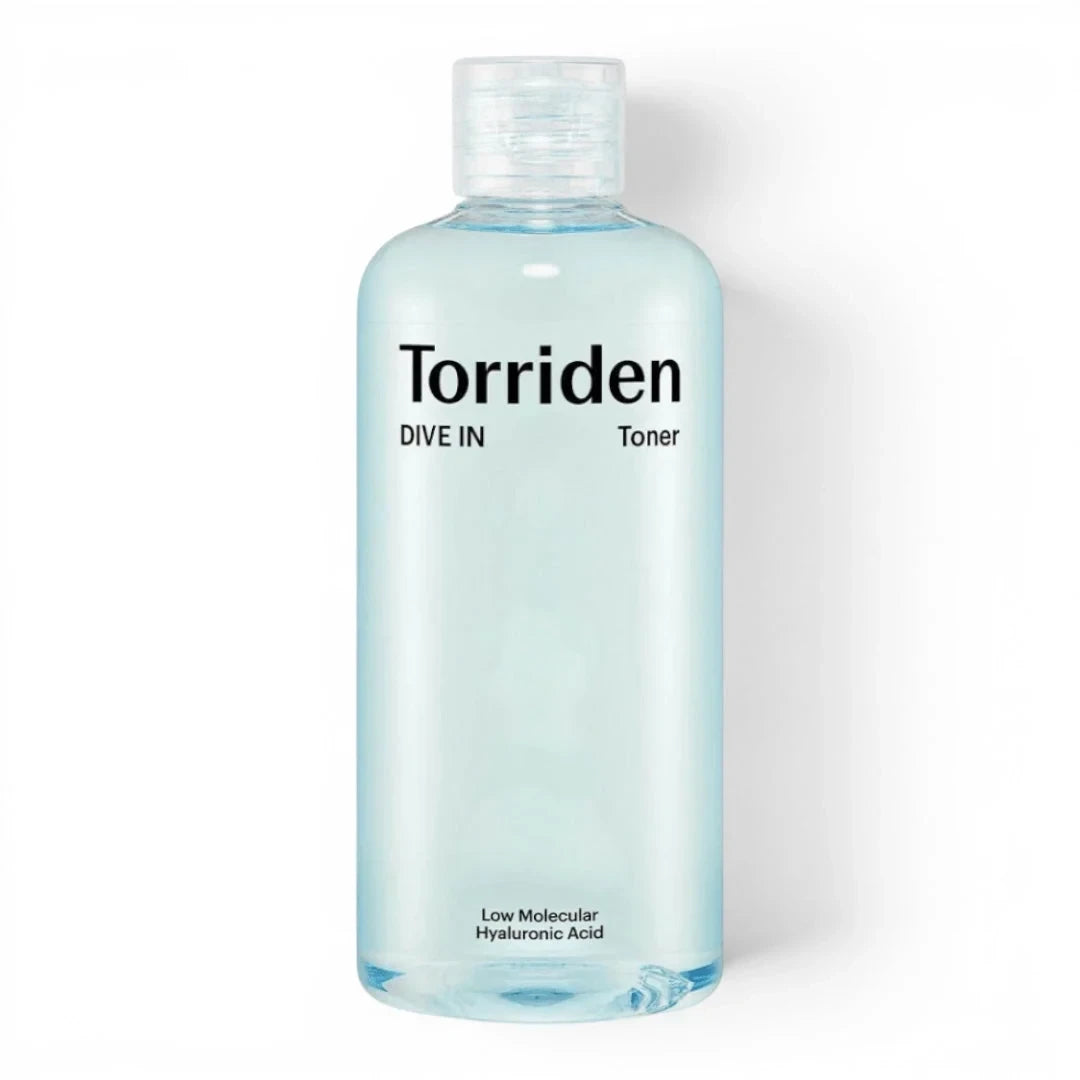 bareskin.lt DIVE-IN Low Molecule Hyaluronic Acid Toner hialurono rūgšties tonikas orientuotas į odos drėkinimą, paruošimą ir jos tekstūros gerinimą